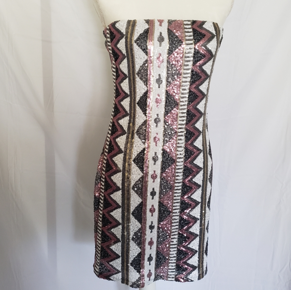 MadRag Sequin Strapless Dress